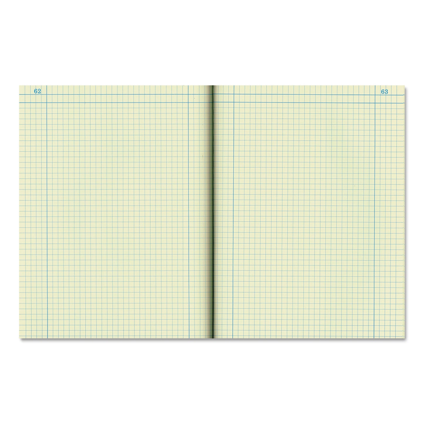 National Paper Computation Notebook, Quadrille Rule (4 sq/in), Brown Cover, (75) 11.75 x 9.25 Sheets (43648)