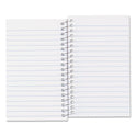 National Paper Paper Blanc Xtreme White Wirebound Memo Books, Narrow Rule, Randomly Assorted Cover Color, (60) 5 x 3 Sheets (31220)