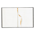 Blueline Executive Notebook with Ribbon Bookmark, 1-Subject, Medium/College Rule, Blue Cover, (75) 11 x 8.5 Sheets (A1082)