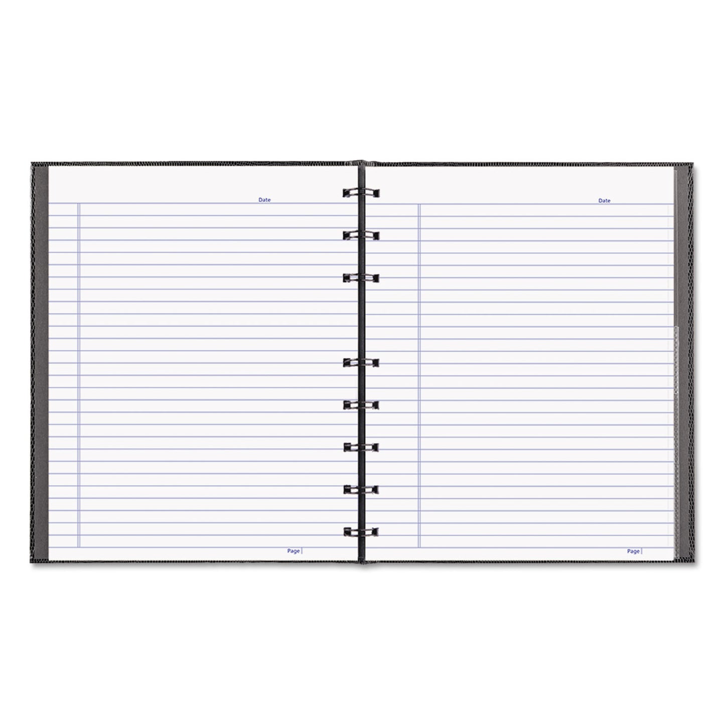 Blueline NotePro Notebook, 1-Subject, Narrow Rule, Black Cover, (75) 9.25 x 7.25 Sheets (A7150BLK)