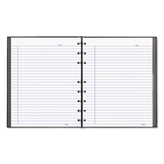 Blueline NotePro Notebook, 1-Subject, Narrow Rule, Black Cover, (75) 9.25 x 7.25 Sheets (A7150BLK)