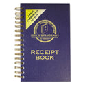 Rediform Gold Standard Money Receipt Book, Two-Part Carbonless, 5 x 2.75, 3 Forms/Sheet, 225 Forms Total (8L829)