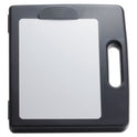 Officemate Portable Dry Erase Clipboard Case, 0.5" Clip Capacity, Holds 8.5 x 11 Sheets, Charcoal (83382)