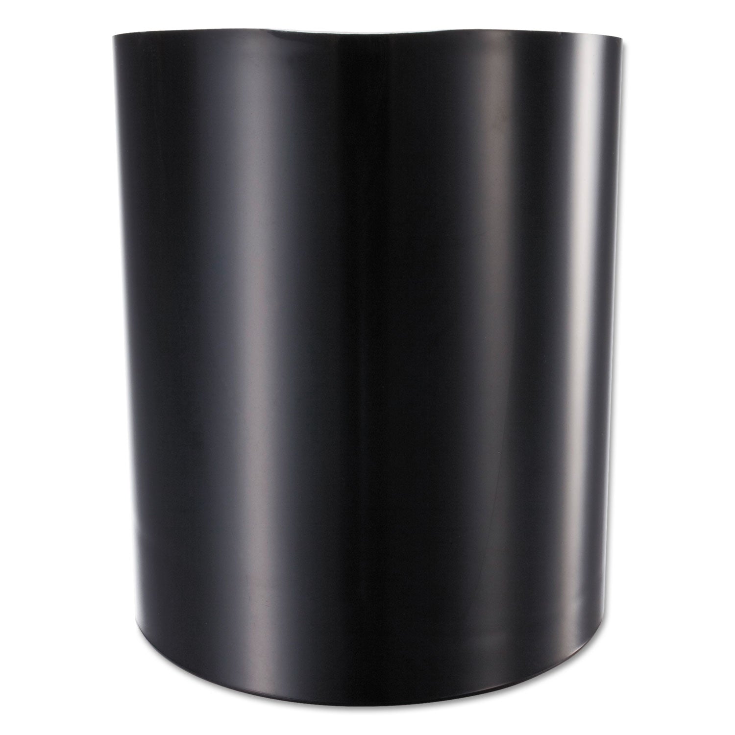 Officemate Recycled Big Pencil Cup, Plastic, 4.25 x 4.5 x 5.75, Black (26042)