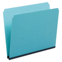 Pendaflex Pressboard Expanding File Folders, Straight Tabs, Letter Size, 1" Expansion, Blue, 25/Box (9200)