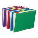 Post-it Solid Color Tabs, 1/5-Cut, Assorted Colors, 2" Wide, 24/Pack (686ALYR)