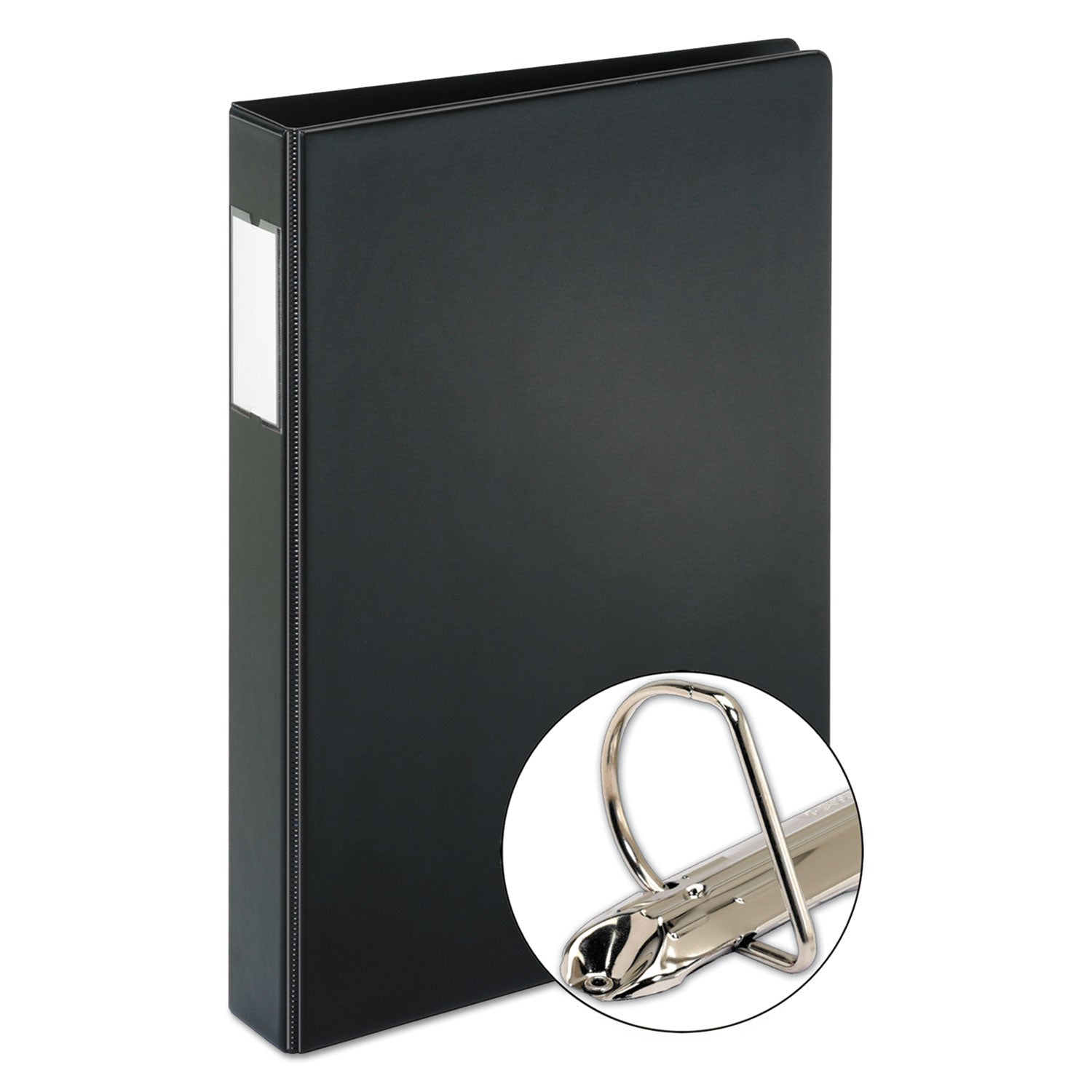 Cardinal Legal Slant D Ring Binder, 3 Rings, 1" Capacity, 14 x 8.5, Black (14232)