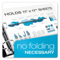 Cardinal Premier Easy Open 11 x 17 Locking Slant-D Ring Binder, 3 Rings, 1.5" Capacity, 11 x 17, Black (12122)