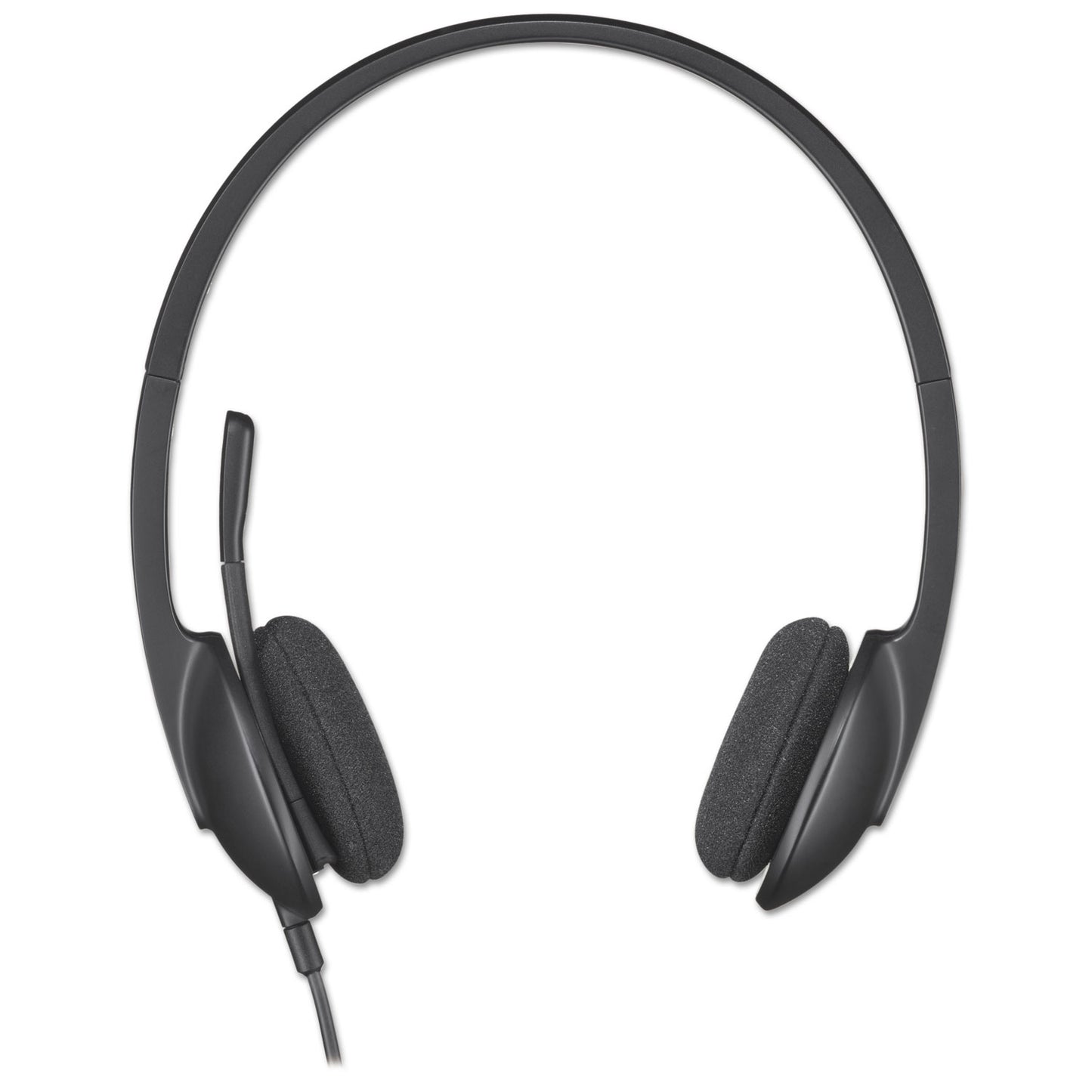 Logitech H340 Binaural Over The Head Corded Headset, Black (981000507)