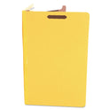 Universal Bright Colored Pressboard Classification Folders, 2" Expansion, 1 Divider, 4 Fasteners, Legal Size, Yellow Exterior, 10/Box (10214)