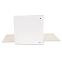 Universal Deluxe Round Ring View Binder, 3 Rings, 2" Capacity, 11 x 8.5, White (20732)