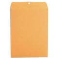 Universal Kraft Clasp Envelope, #93, Square Flap, Clasp/Gummed Closure, 9.5 x 12.5, Brown Kraft, 100/Box (35265)