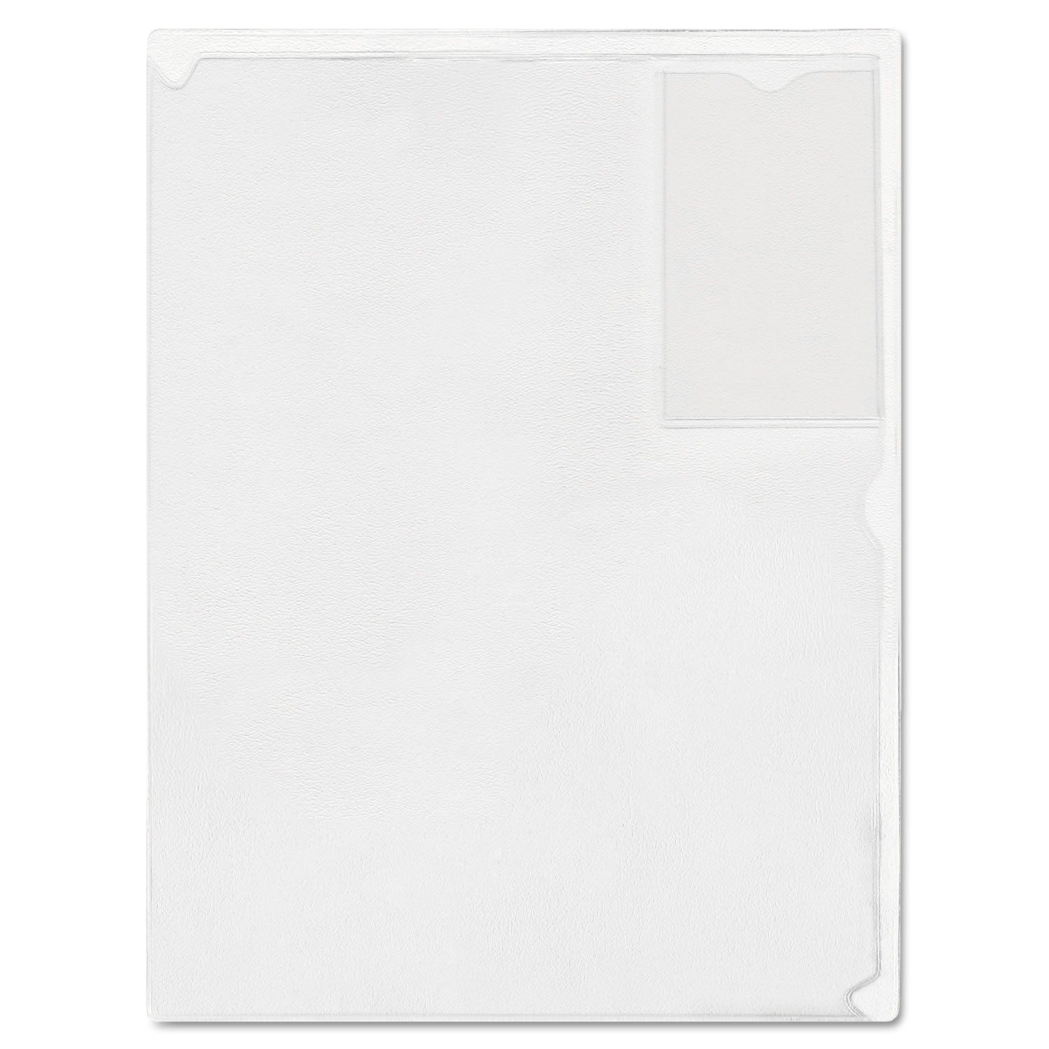 Advantus Kleer-File Poly Folder with ID Pocket, Letter Size, Transparent (ANG12)