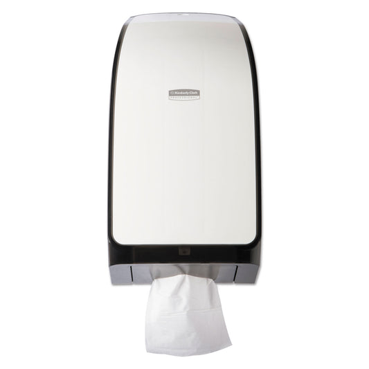 Scott Hygienic Bathroom Tissue Dispenser, 7.38 x 6.38 x 13.75, White (40407)