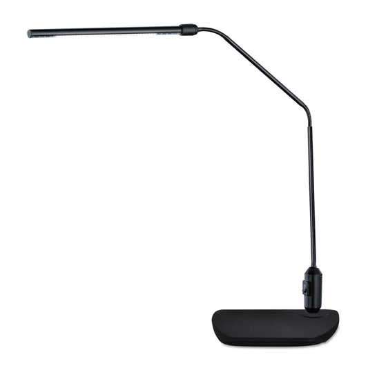 Alera LED Desk Lamp With Interchangeable Base Or Clamp, 5.13w x 21.75d x 21.75h, Black (LED902B)