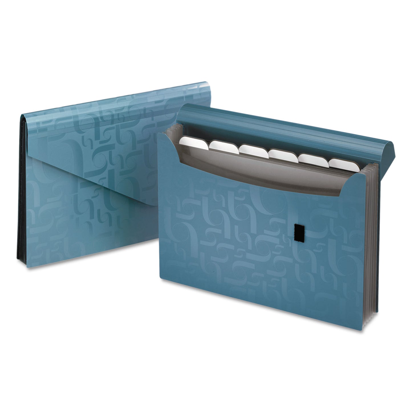 Pendaflex Expanding Poly Files, 3.5" Expansion, 7 Sections, Hook/Loop Closure, 1/6-Cut Tabs, Letter Size, Blue (01158)