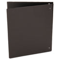 Universal Deluxe Non-View D-Ring Binder with Label Holder, 3 Rings, 1" Capacity, 11 x 8.5, Black (20761)