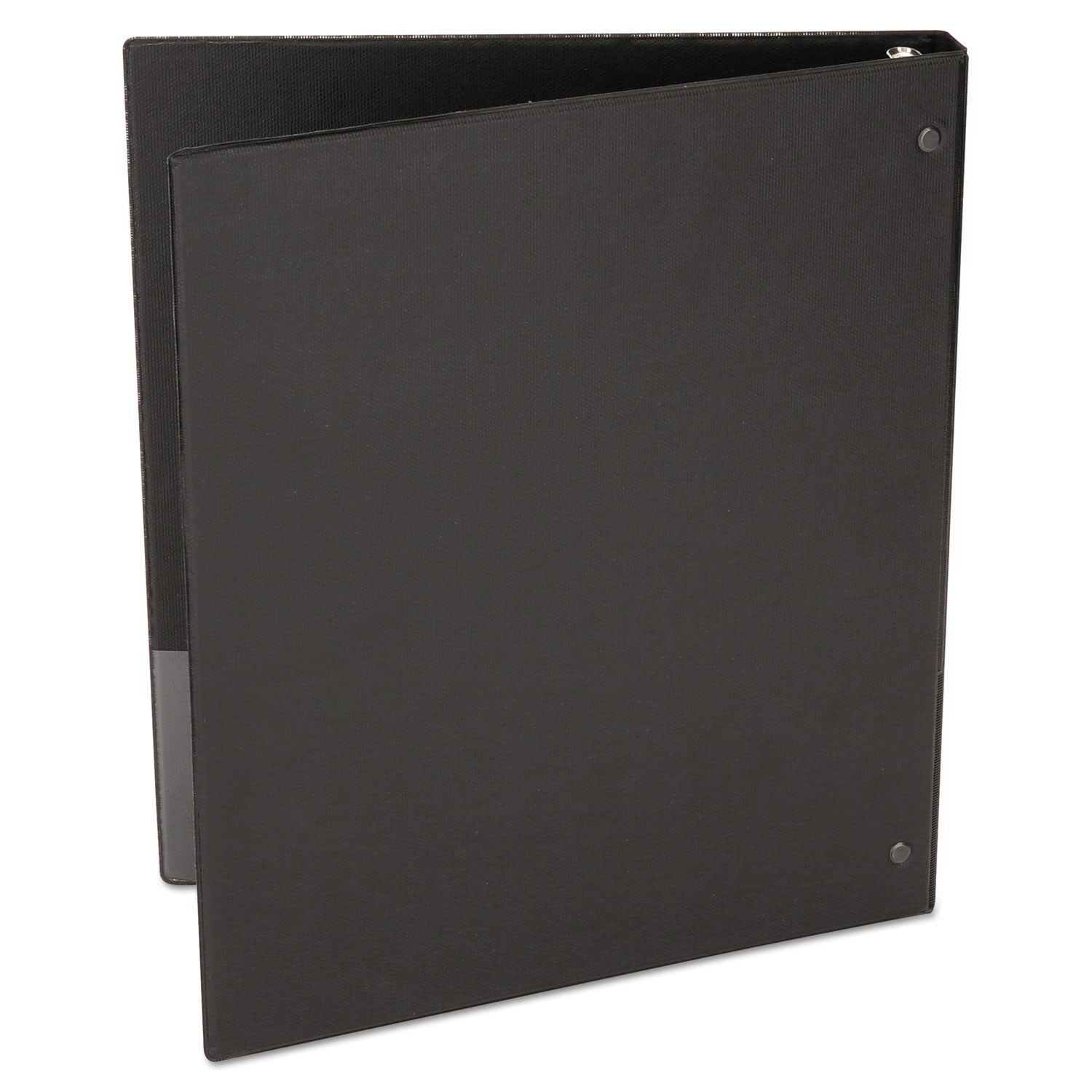 Universal Economy Non-View Round Ring Binder, 3 Rings, 1" Capacity, 11 x 8.5, Black (31401)