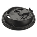Dart Optima Reclosable Lids for Hot Paper Cups, Fits 10 oz to 24 oz Cups, Black, 1,000/Carton (OPT316B)