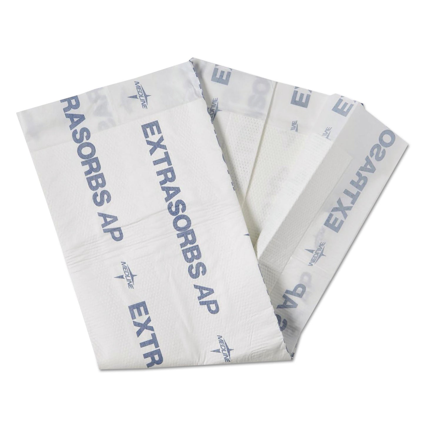 Medline Extrasorbs Air-Permeable Disposable DryPads, 30" x 36", White, 5 Pads/Pack (EXTSRB3036AZ)