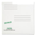 Quality Park Redi-File Disk Pocket/Mailer for CDs/DVDs, Square Flap, Tuck-Tab Closure, 6 x 5.88, White, 10/Pack (64112)