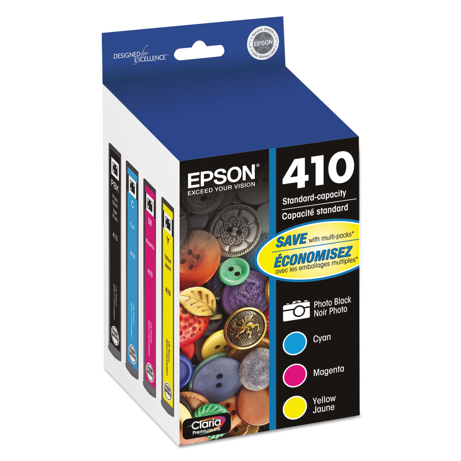 Epson T410520-S (410) Ink, Black