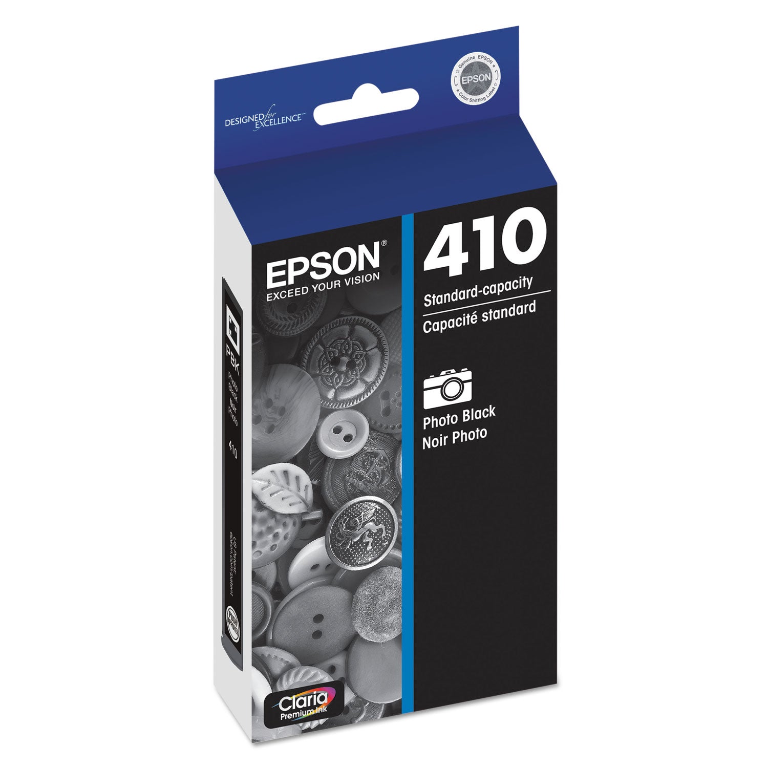 Epson T410120-S (410) Ink, Photo Black