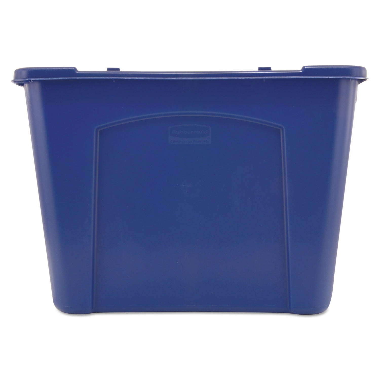 Rubbermaid Commercial Stacking Recycle Bin, 14 gal, Polyethylene, Blue (571473BE)
