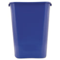 Rubbermaid Commercial Deskside Recycling Container with Symbol, Large, 41.25 qt, Plastic, Blue (295773BE)