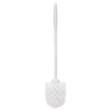 Rubbermaid Commercial Toilet Bowl Brush, 10" Handle, White (631000WE)