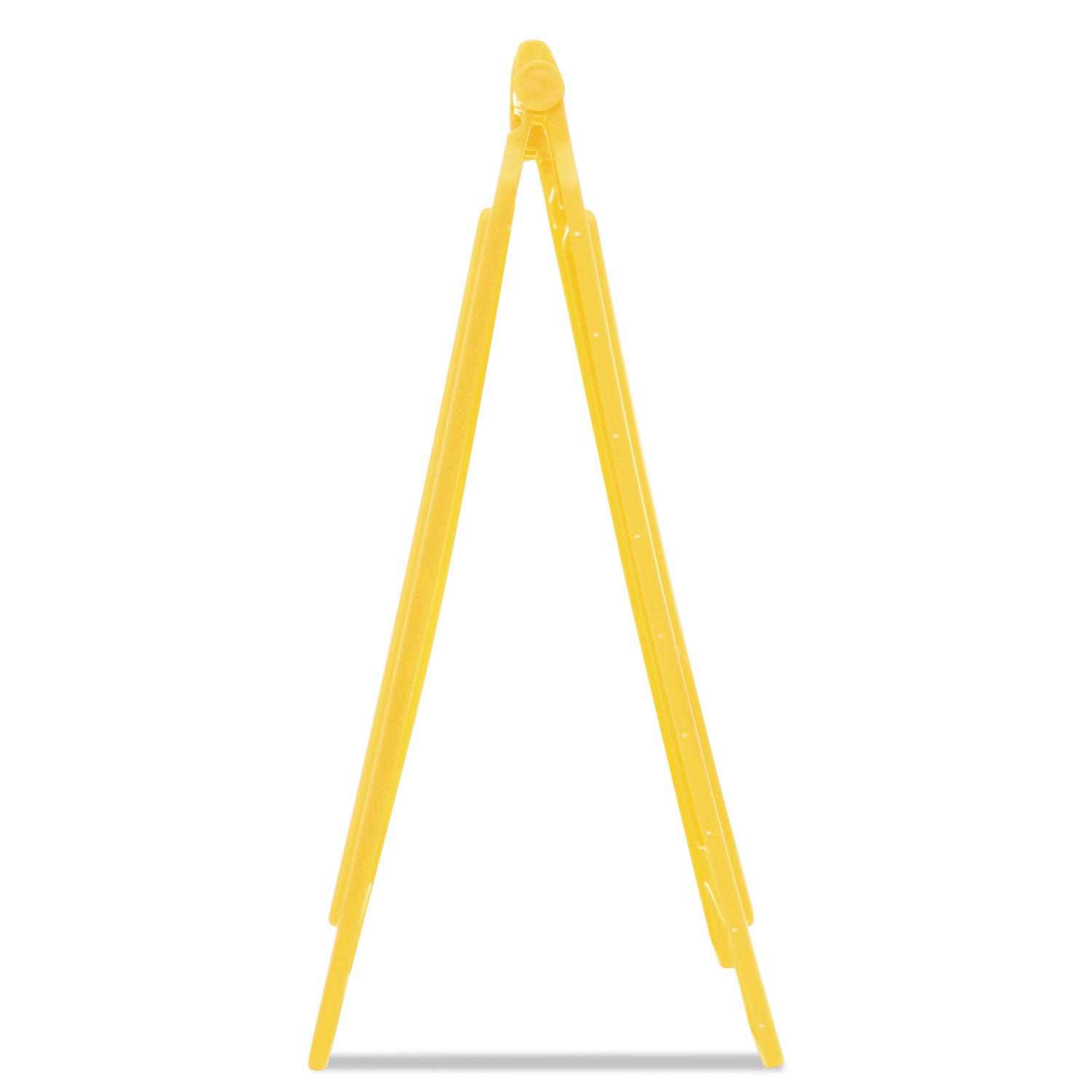 Rubbermaid Commercial Multilingual "Caution" Floor Sign,  11 x 12 x 25, Bright Yellow (611200YW)