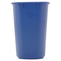 Rubbermaid Commercial Deskside Recycling Container, Small, 13.63 qt, Plastic, Blue (295573BE)