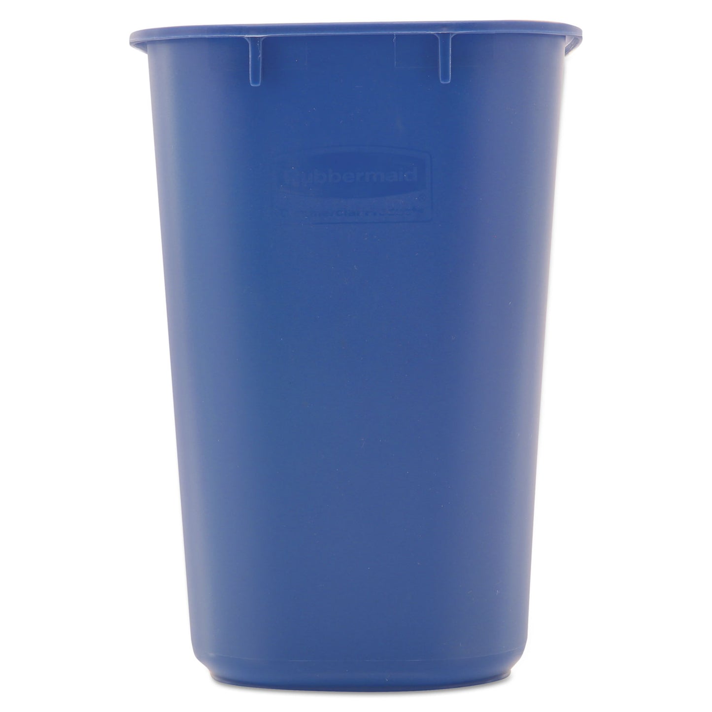 Rubbermaid Commercial Deskside Recycling Container, Small, 13.63 qt, Plastic, Blue (295573BE)