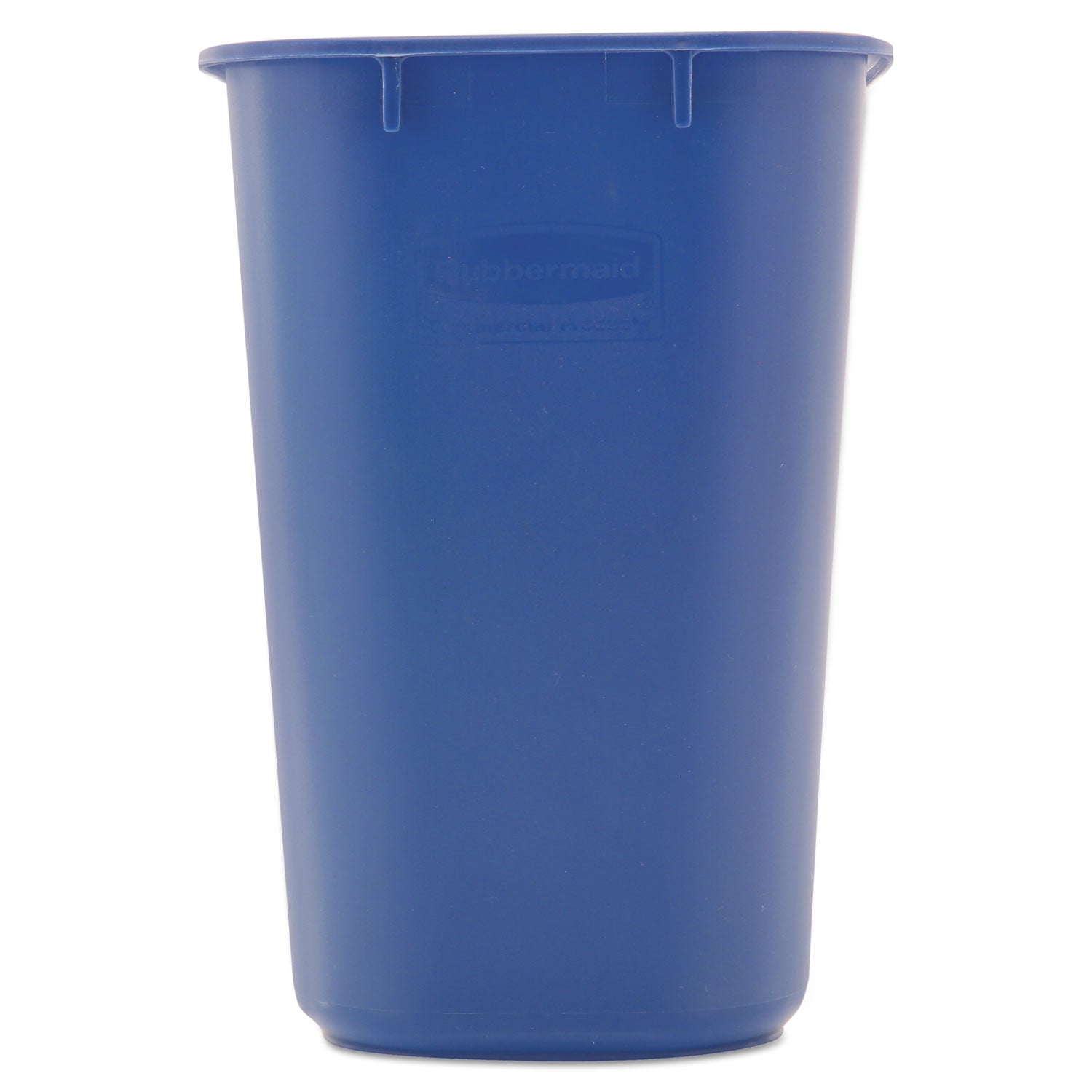 Rubbermaid Commercial Deskside Recycling Container, Small, 13.63 qt, Plastic, Blue (295573BE)