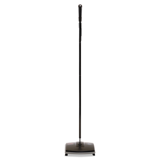 Rubbermaid Commercial Floor and Carpet Sweeper, 44" Handle, Black/Gray (421288BLA)