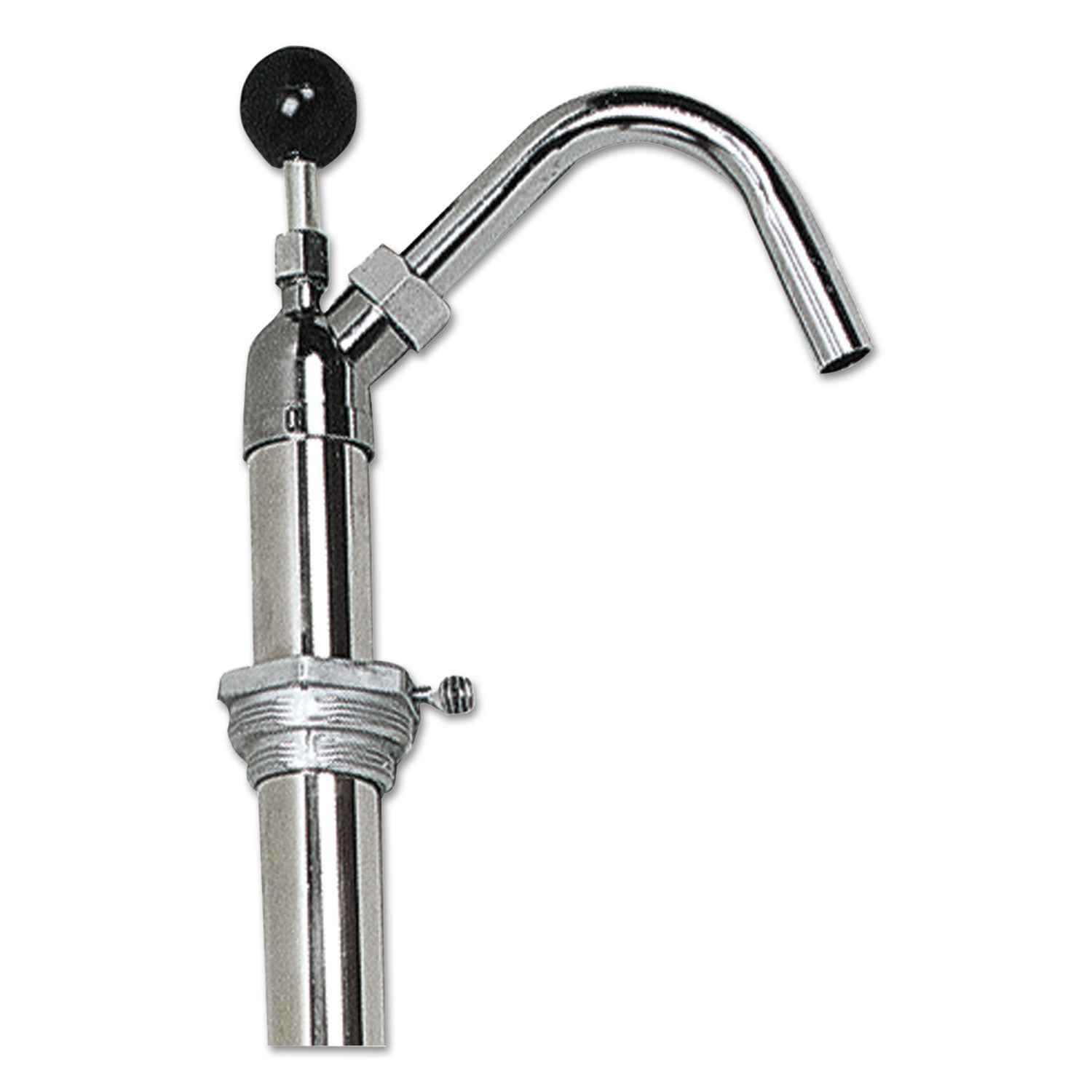 Boardwalk Bottle Pump, 22 oz/Pump, Steel, 42.5" Tall, Chrome (00422EA)