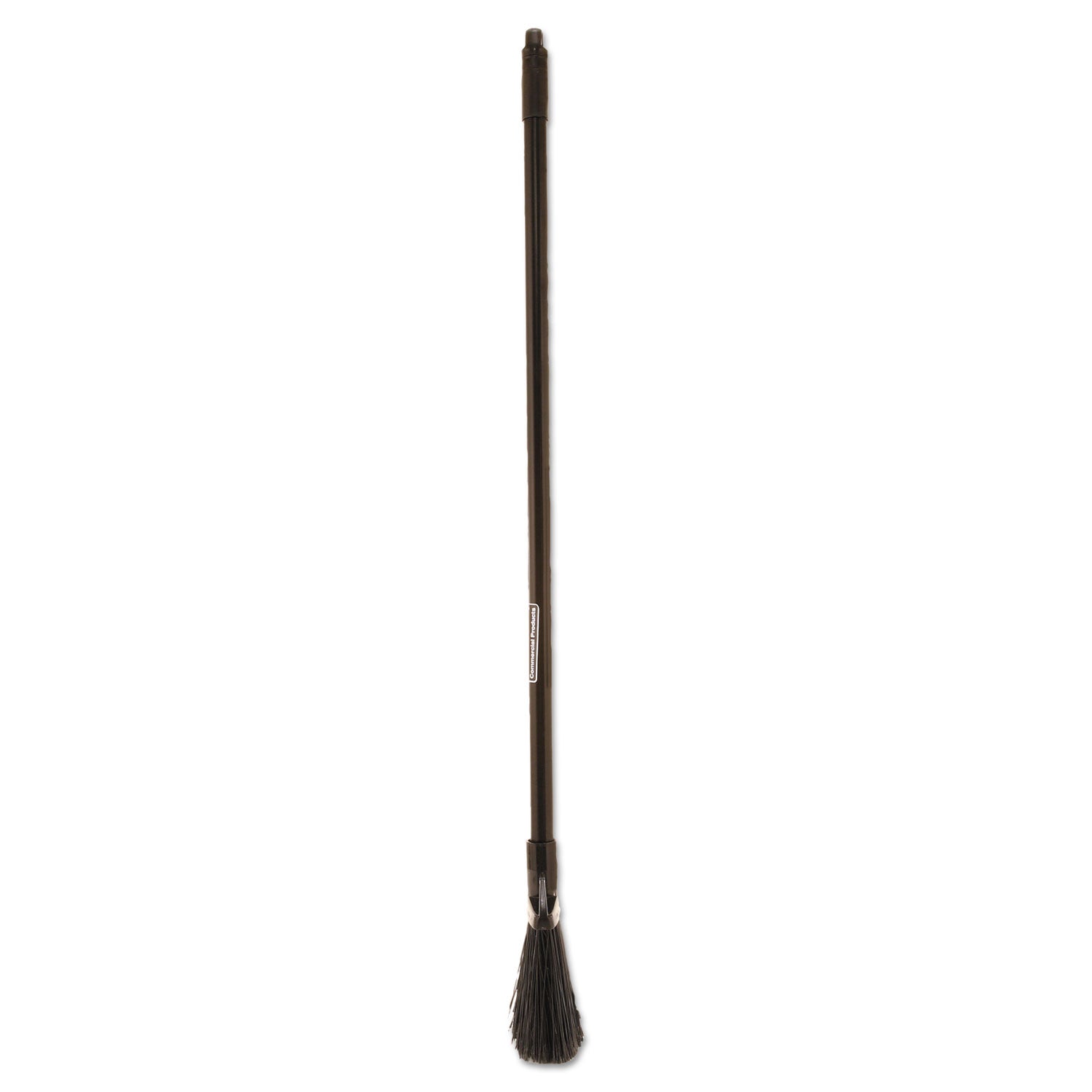 Rubbermaid Commercial Angled Lobby Broom, Poly Bristles, 35" Handle, Black (637400BLA)