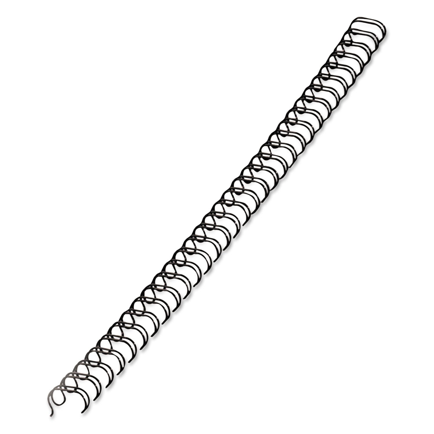 Fellowes Wire Bindings, 3/8" Diameter, 80 Sheet Capacity, Black, 25/Pack (52541)