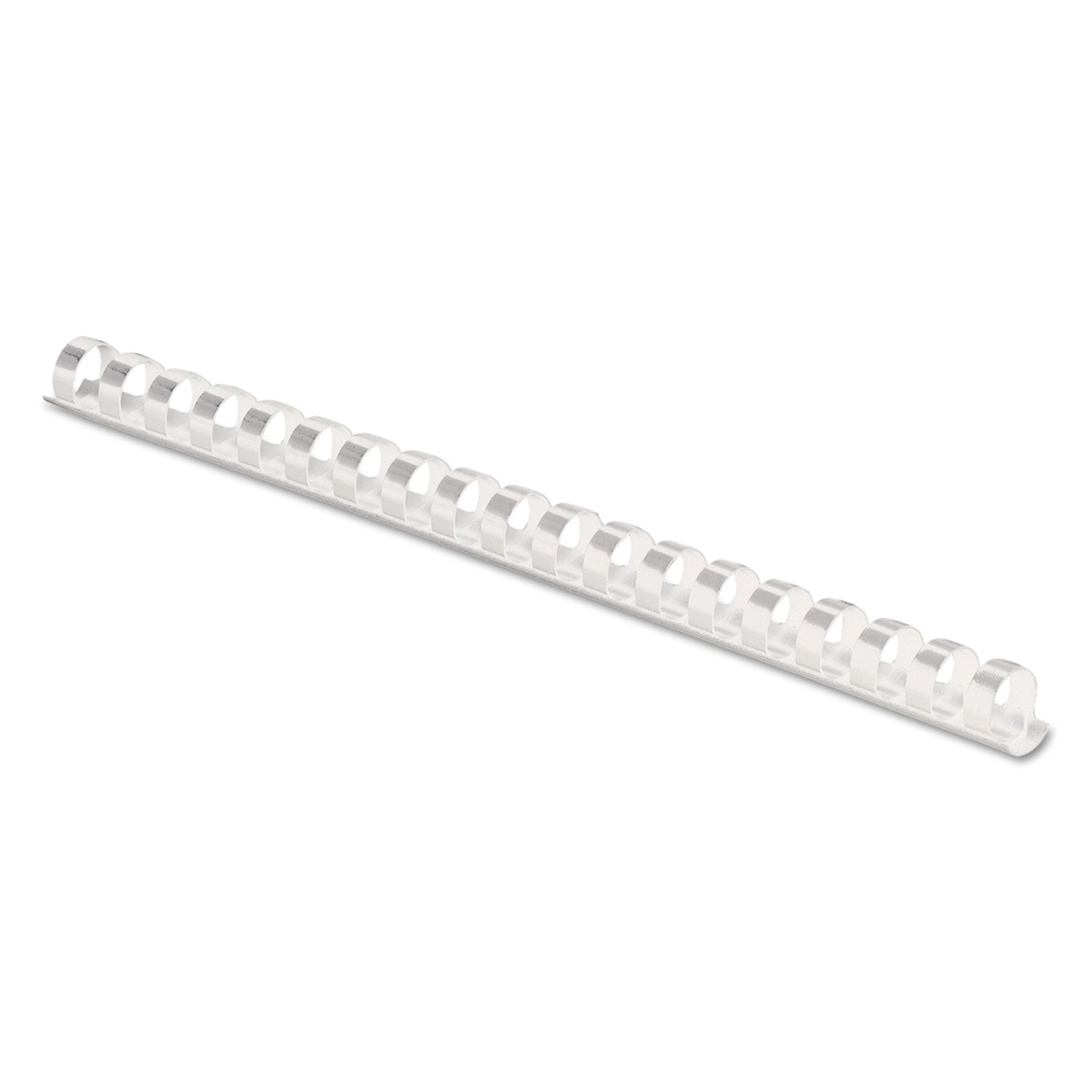 Fellowes Plastic Comb Bindings, 1/2" Diameter, 90 Sheet Capacity, White, 100/Pack (52372)