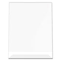 Deflecto Classic Image Slanted Sign Holder, Portrait, 8.5 x 11 Insert, Clear (69701)