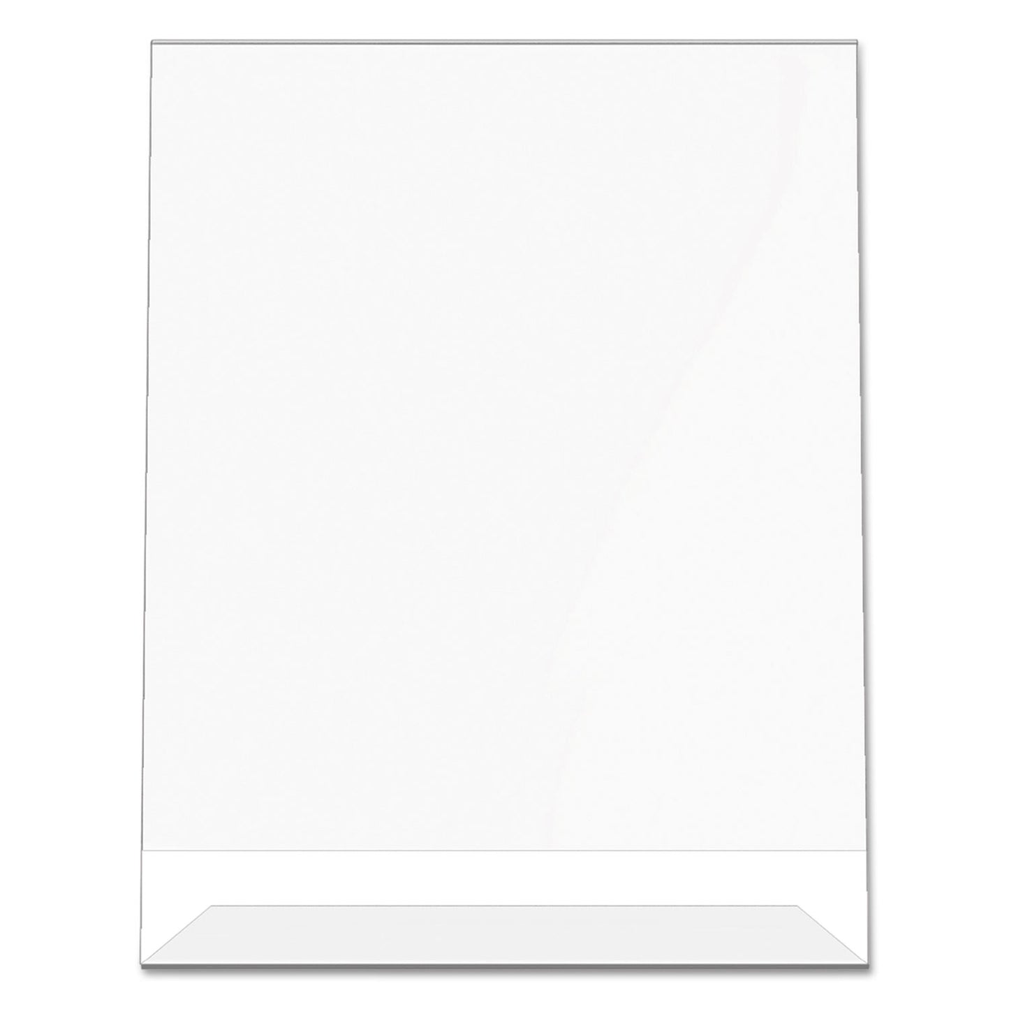 Deflecto Classic Image Slanted Sign Holder, Portrait, 8.5 x 11 Insert, Clear (69701)