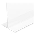 Deflecto Classic Image Double-Sided Sign Holder, 11 x 8.5 Insert, Clear (69301)