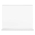 Deflecto Classic Image Double-Sided Sign Holder, 11 x 8.5 Insert, Clear (69301)