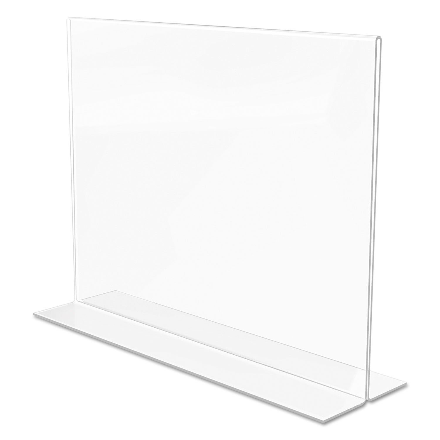 Deflecto Classic Image Double-Sided Sign Holder, 11 x 8.5 Insert, Clear (69301)