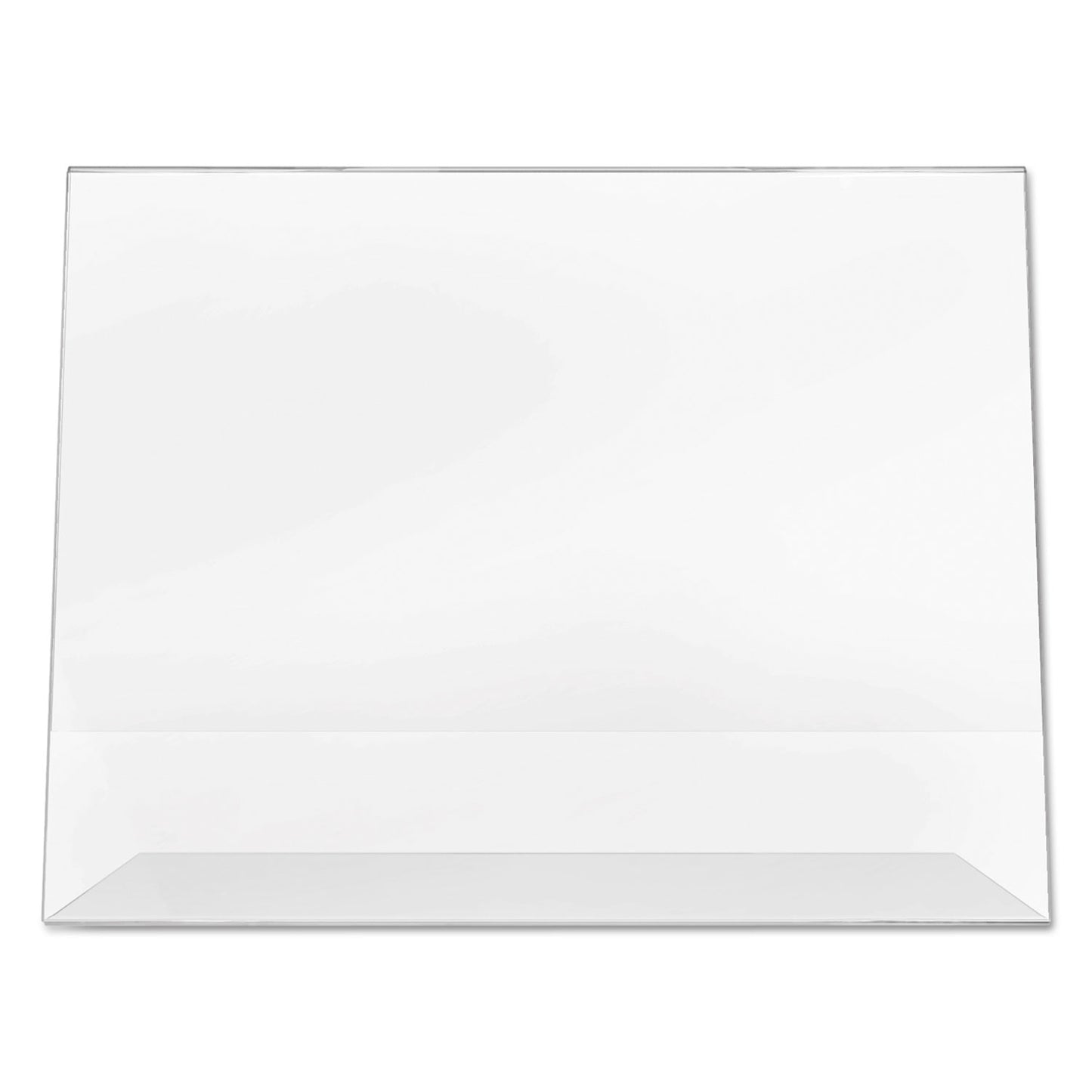 Deflecto Classic Image Slanted Sign Holder, Landscaped, 11 x 8.5 Insert, Clear (66701)