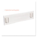 Deflecto Superior Image Cubicle Nameplate Sign Holder, 8.5 x 2 Insert, Clear (587501)