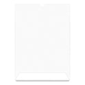 Deflecto Superior Image Slanted Sign Holder, Portrait, 8.5 x 11 Insert, Clear (590101)