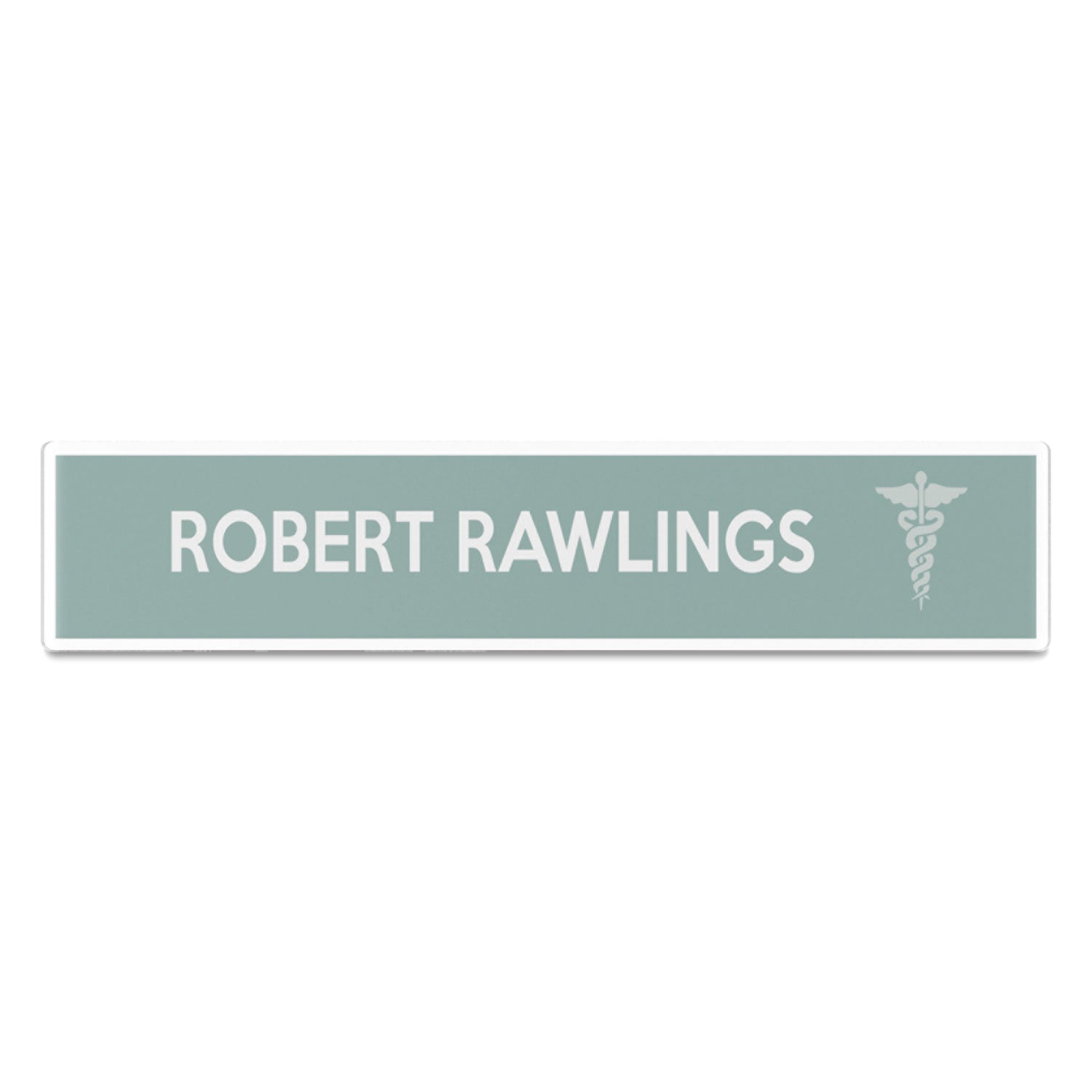 Deflecto Superior Image Cubicle Nameplate Sign Holder, 8.5 x 2 Insert, Clear (587501)