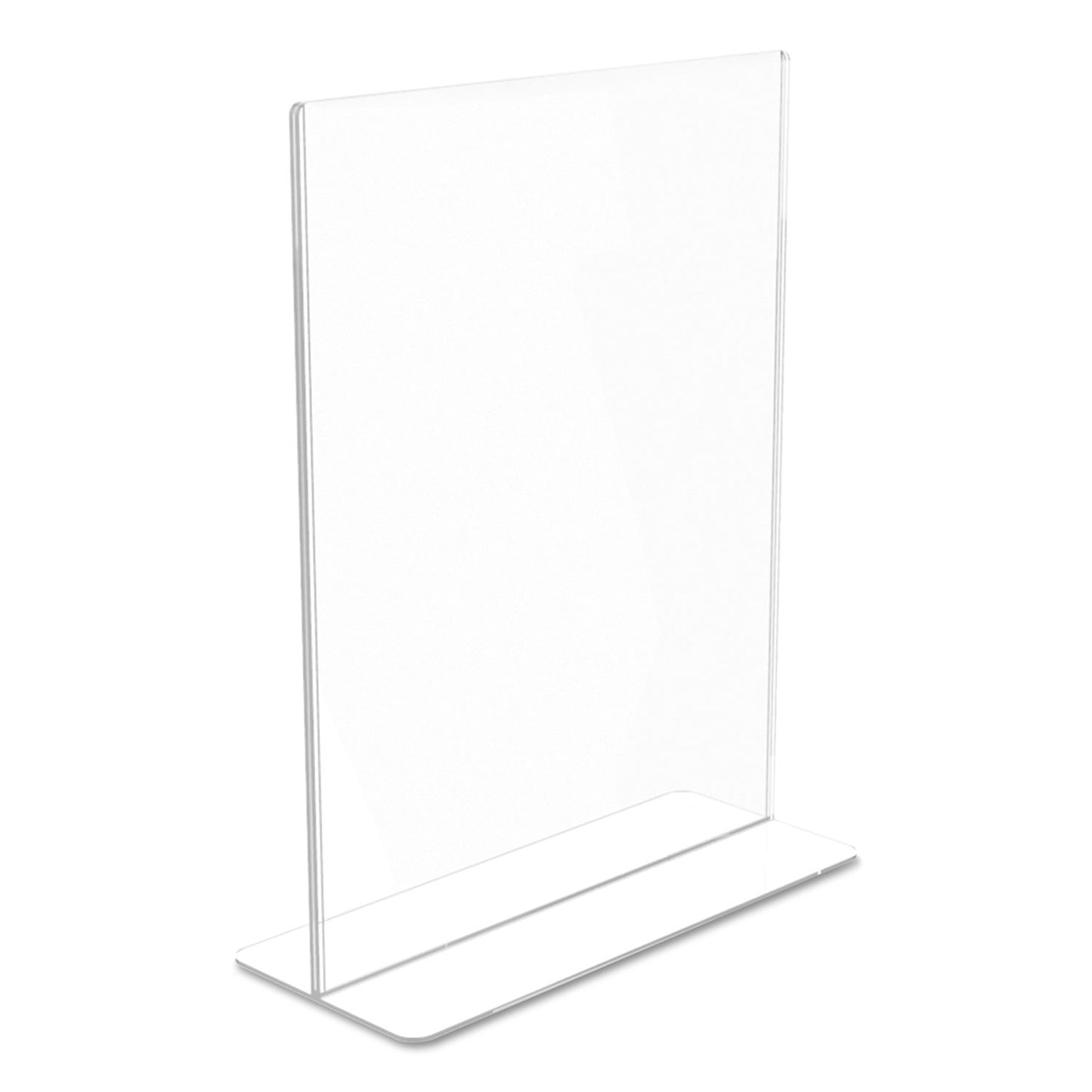 Deflecto Superior Image Double Sided Sign Holder, 8.5 x 11 Insert, Clear (590801)