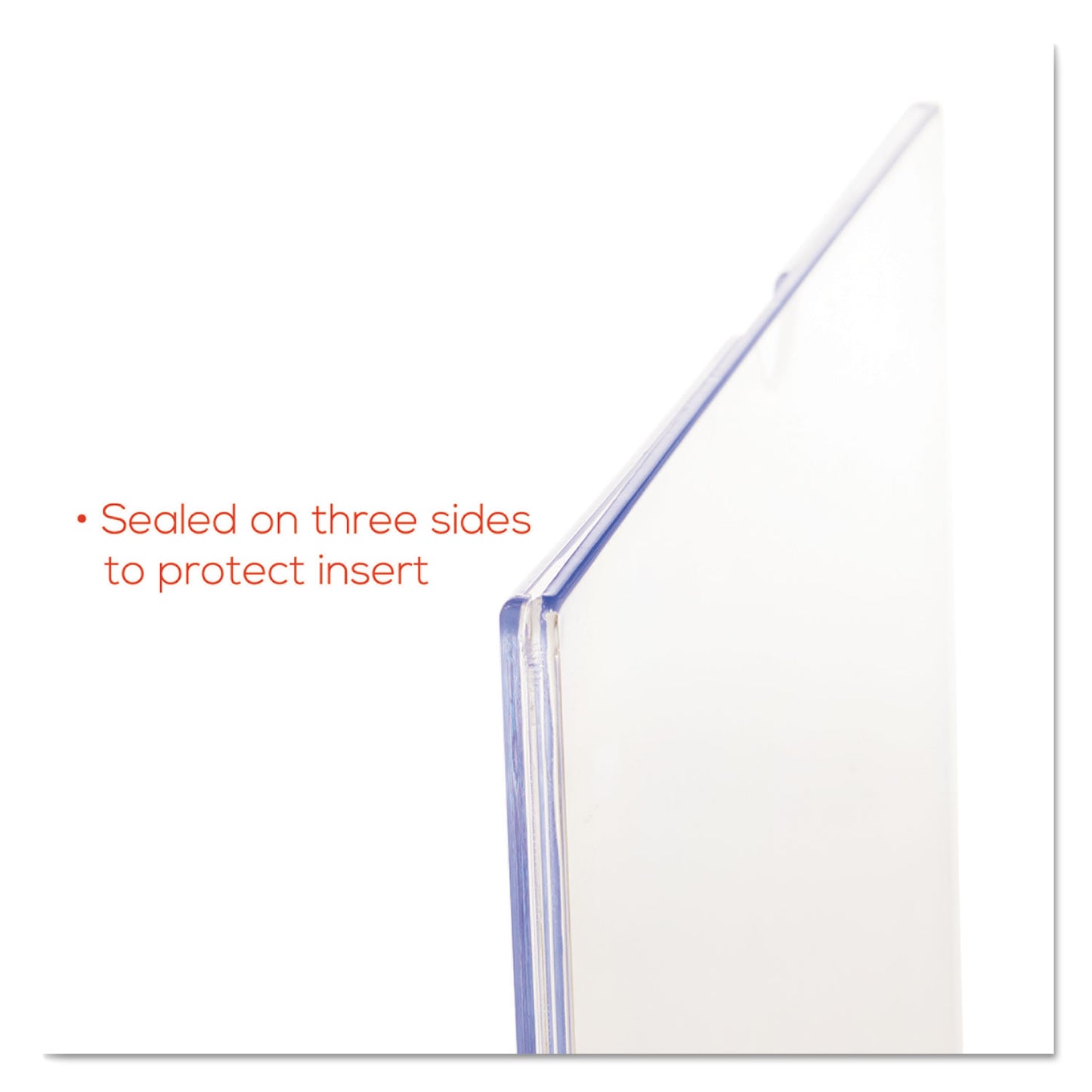 Deflecto Superior Image Cubicle Sign Holder, 8.5 x 11 Insert, Clear (588601)